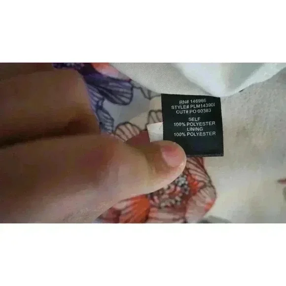 Crystal Sky White Floral Maxi V-Neck Flutter Short Sleeves Boho Dress Size 9 - Picture 15 of 15